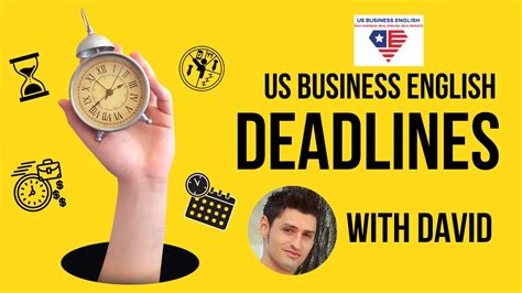 Deadline in English .